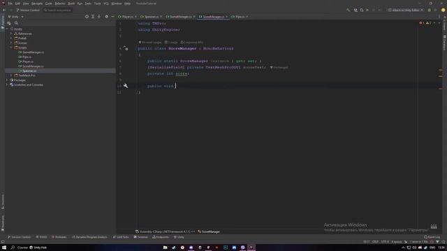 Как сделать игру на Unity в 2д с нуля #4 | Очки и простое главное меню смотреть онлайн