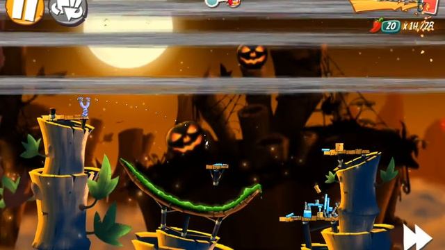 Проходим ежедневные испытания в игре Angry birds 2 смотреть онлайн