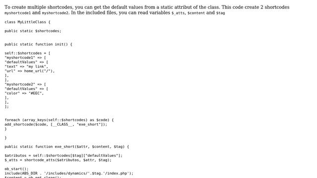 Wordpress: Add_shortcode as a Class to pass arguments to a function (2 Solutions!!) смотреть онлайн