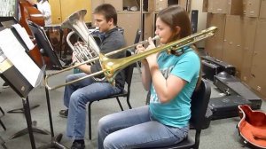 «Miss Trombone» - played by Kayla Henning