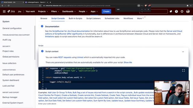 ScriptRunner for Jira Cloud - Get project list смотреть онлайн