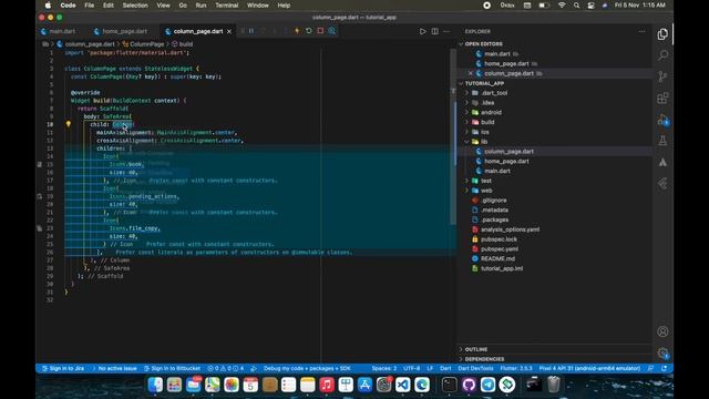Flutter Column and Row Explained in Bangla смотреть онлайн