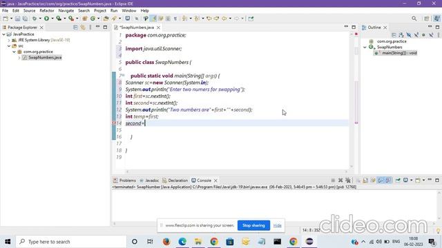 Learn Java with me ? ?? Swap two numbers смотреть онлайн