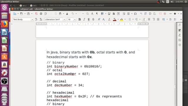 JAVA LITERALS AND KEYWORDS смотреть онлайн