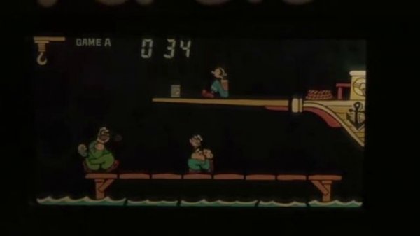 POPEYE GAME & WATCH TABLETOP GAMEPLAY NINTENDO