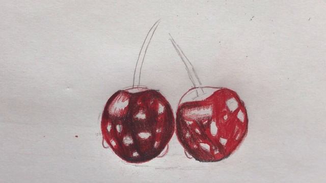 How To Draw Cherries | Colored Pencil Drawing For Beginners смотреть онлайн