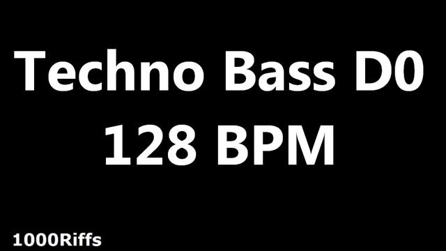 Techno Bass Metronome D0 : 128 BPM : Beats Per Minute смотреть онлайн