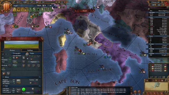 Europa Universalis IV (EU4) - Aragon LotR Challenge Let's Play - Vid #21 