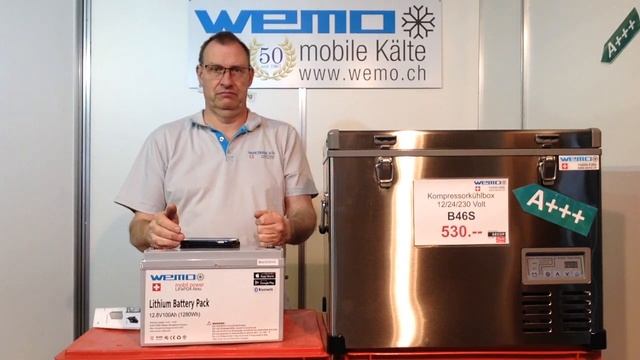 Kühlbox am LiFePO4 ich bin Begeistert WEMO B46S für Boot und Wohnmobil Garten Test Bericht Erfahrun смотреть онлайн