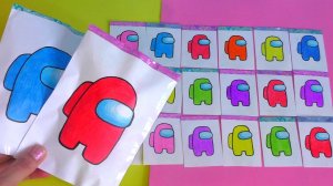 Амонг ас новая мини коллекция и макси коллекция из бумаги Новая карта для не желейного медведя