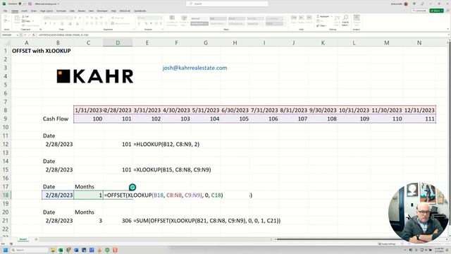 OFFSET and XLOOKUP смотреть онлайн