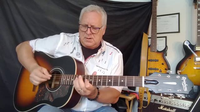 Epiphone guitar model: AJ-45 ME/VSS Masterbilt played by Mario Vaillancourt смотреть онлайн