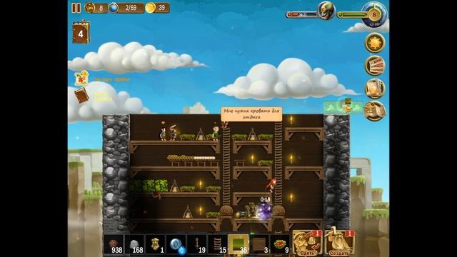 Грабим Шахты строим дом в Craft The World смотреть онлайн