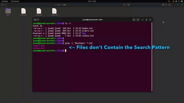 How to List Files that Don’t Match the Search Pattern using grep in Linux | grep command смотреть онлайн