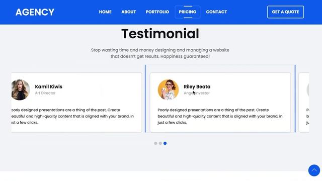 Agency - Free One Page Bootstrap Template смотреть онлайн