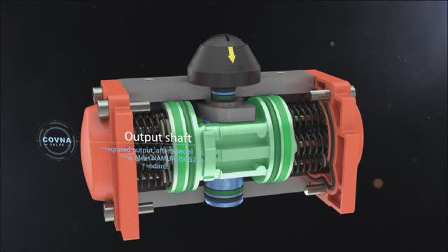Как работает пневмопривод для запорных и регулирующих кранов. смотреть онлайн