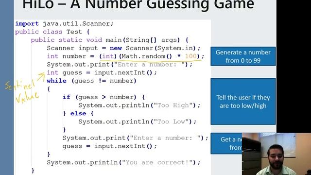 HiLo - A Number Guessing Game in Java смотреть онлайн