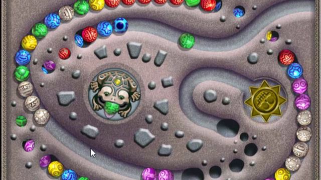 Zuma Deluxe game video Level 8 смотреть онлайн