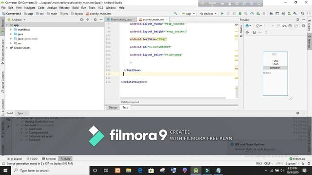 Currency Converter App Tutorial By android studio... смотреть онлайн