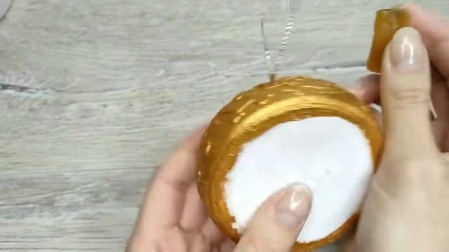 Новогодняя игрушка часики./DIY:Christmas clock. смотреть онлайн