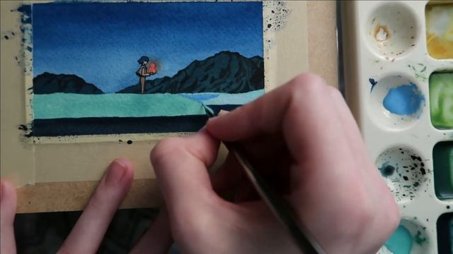 Paint With Me Studio Ghibli Scenes | Howl's Moving Castle Art смотреть онлайн