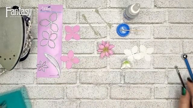 #dies_Fantasy Цветы из фоамирана быстро и легко! Foamiran flowers quickly and easily Мастер класс смотреть онлайн