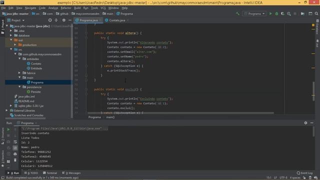 Crud Simples sem interface gráfica - Com SQLite смотреть онлайн