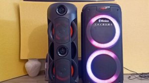 Ginzzu GM-202-мощная колонка клон ELTRONIC 20-12 DANCE BOX 200 без микрофонов и меньшей емкость АКБ