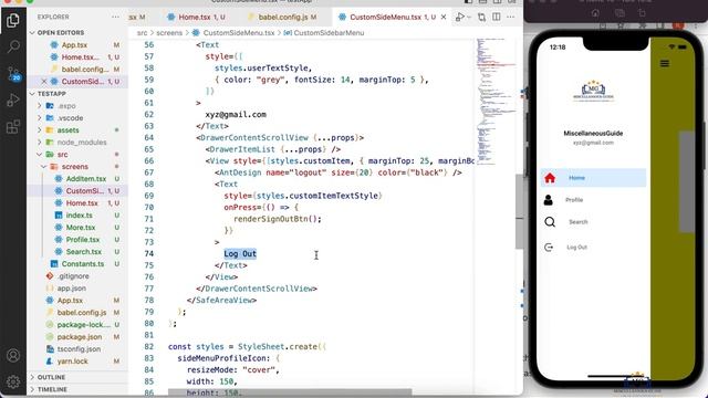 Unlock Hidden Secrets of React Native: Learn How to Implement Custom Drawer Navigators Now! | Expo смотреть онлайн
