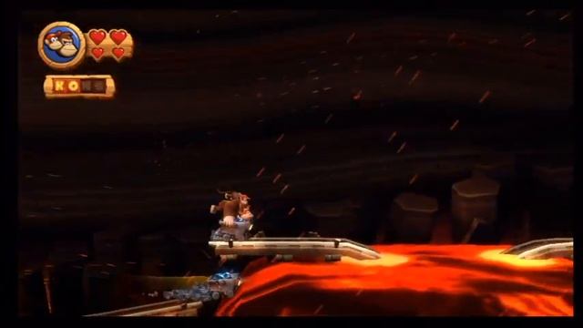 Donkey Kong Country Returns - 8-3 Roasting Rails смотреть онлайн