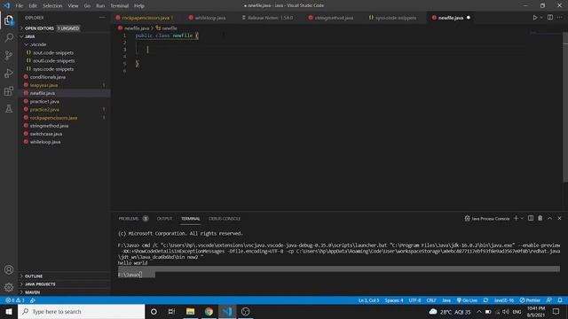 How to add snippet for java in VS code || add templates in vs code || create short cuts in vs code смотреть онлайн