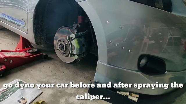 INSTALLING TireBomb ON THE TOYOTA VIOS | HOW NOT TO SPRAY BRAKE CALLIPER смотреть онлайн