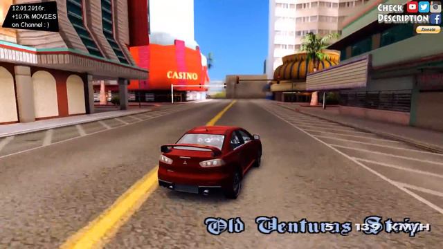GTA San Andreas - Mitsubishi Evo Lancer 2012 Drift Model EnRoMovies _REVIEW смотреть онлайн