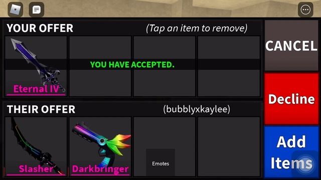 ROBLOX MM2 GETTING CHROMA DARKBRINGER AND CHROMA SLASHER! смотреть онлайн