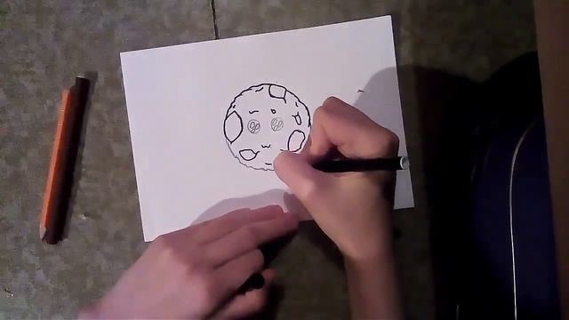 Как рисовать печенье