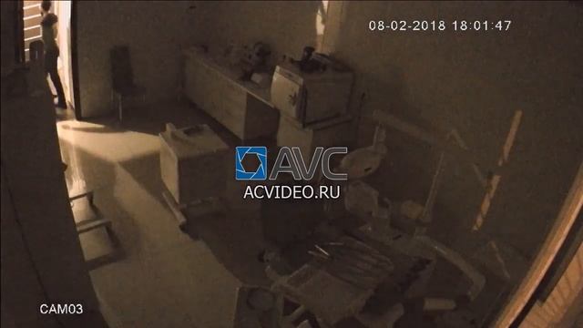 Камера видеонаблюдения в стоматологии, камера AVC-9300 (день-ночь #1) смотреть онлайн
