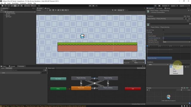 Multiple Animations | Build a 2D Platformer Game in Unity #5 смотреть онлайн