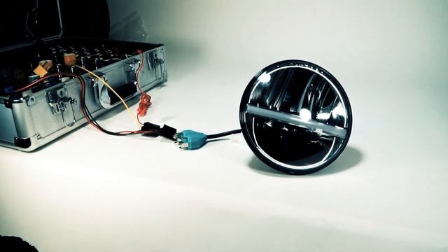 GENSSI 7 Inch DOT Street Legal LED Headlamp 7" w/DRL смотреть онлайн