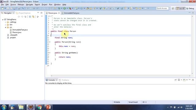 Java String (What is an immutable object?) | Java Tutorial смотреть онлайн