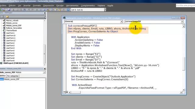 Enviar email desde ExceL en PDF смотреть онлайн