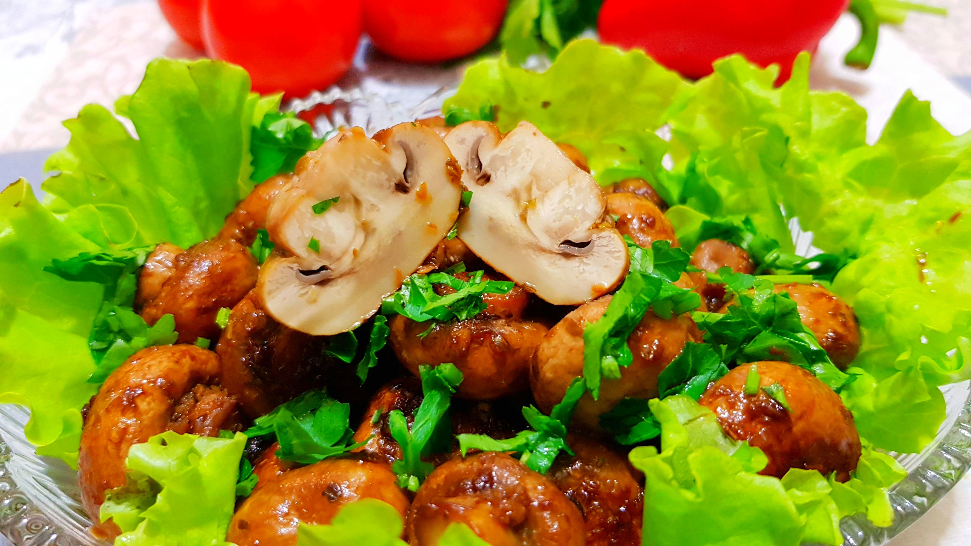 Закуска из шампиньонов в соевом соусе смотреть онлайн