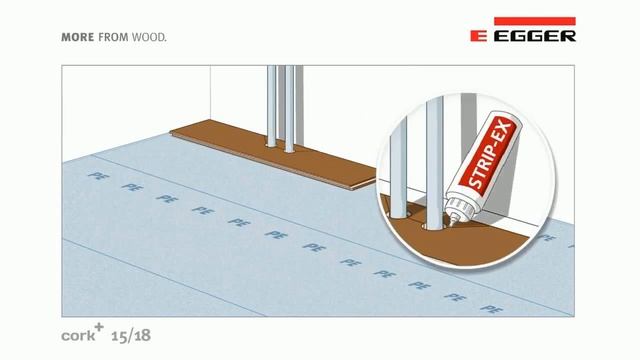 Установка пробкового покрытия Egger - ВИНИЛОВЫЕ ПОЛЫ смотреть онлайн