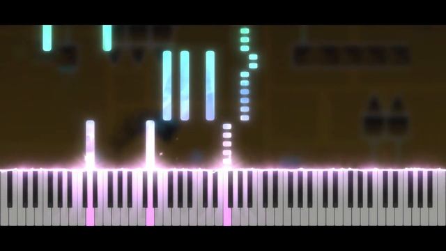 xStep - DJVI (Geometry Dash lvl 10) | Piano Tutorial смотреть онлайн