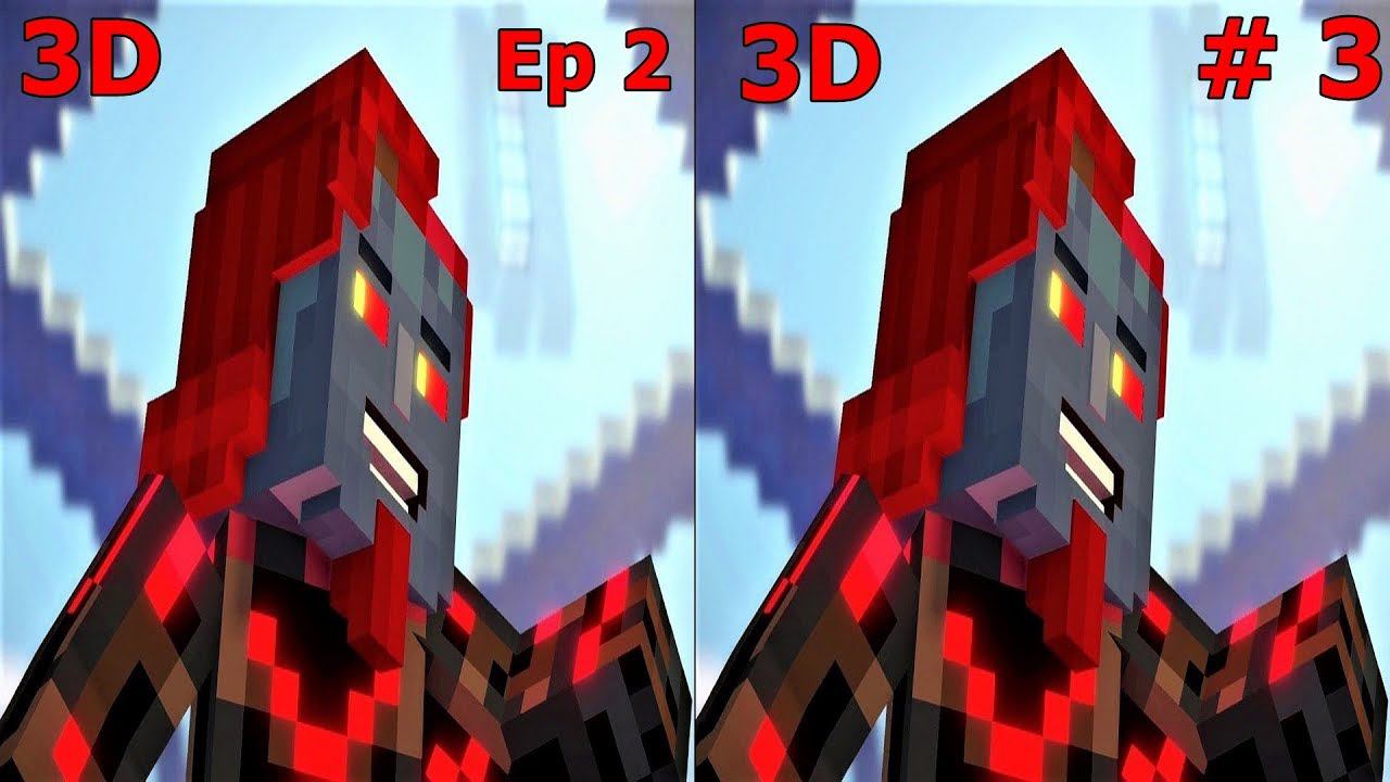 Minecraft SM S 2 Ep2 #3 3D SBS VR box google cardboard video смотреть онлайн