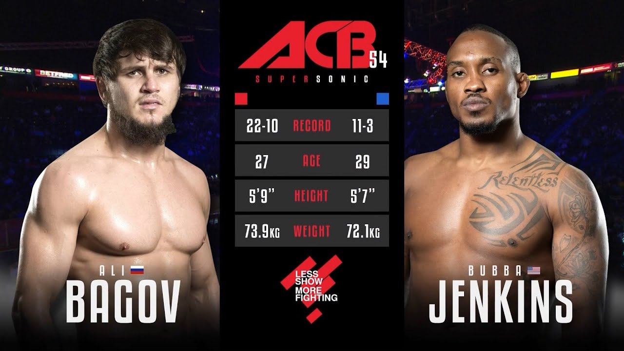 Али Багов vs. Бабба Дженкинс | Ali Bagov vs. Bubba Jenkins | ACB 54 - Supersonic смотреть онлайн