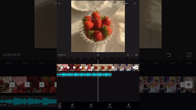 🍓🥞Туториал на популярный тренд в CapCut✨🫐 #CapCut (Эстетичные Волги) 🌻👑