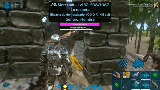 Como domesticar un Griffo en ark mobile facil 🦅😎⚔🏹 смотреть онлайн
