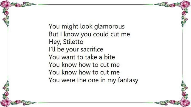 Lita Ford - Stiletto Lyrics