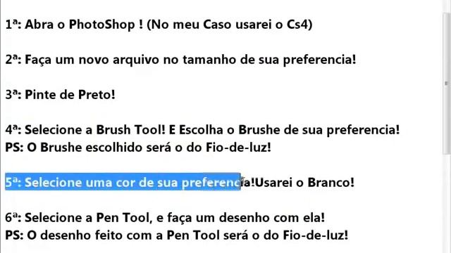 Como fazer Fio-de-luz no PhotoShop Cs4! смотреть онлайн