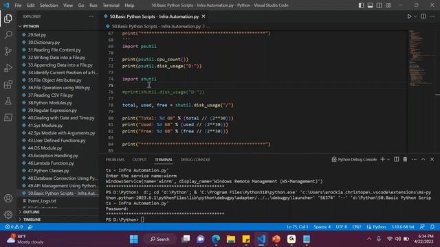 PYTHON in TAMIL - DAY 19 смотреть онлайн